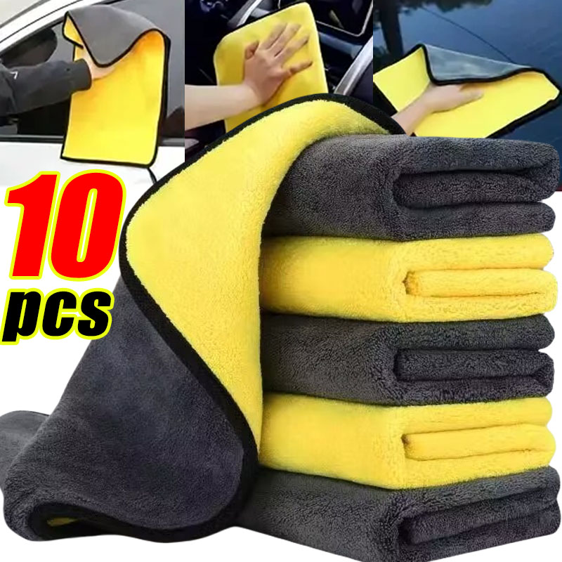 Microfiber Towel Detailing - 1/10pcs Microfiber Car Cleaning Towels Car