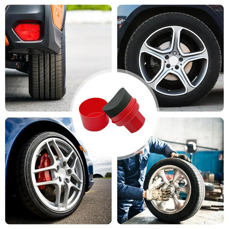 Curved Car Tire Waxing Sponge  - Wax Applicator Pad ulasan dan harga