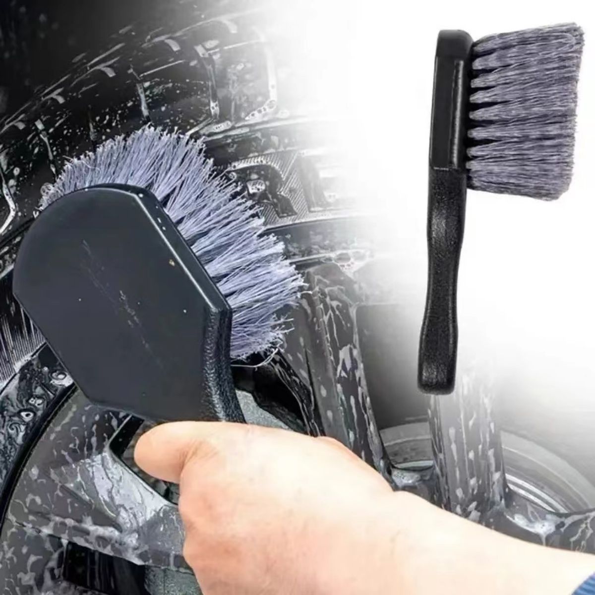 Car Wheel Cleaning Brush Detai - Car Cleaning Brush ulasan dan harga
