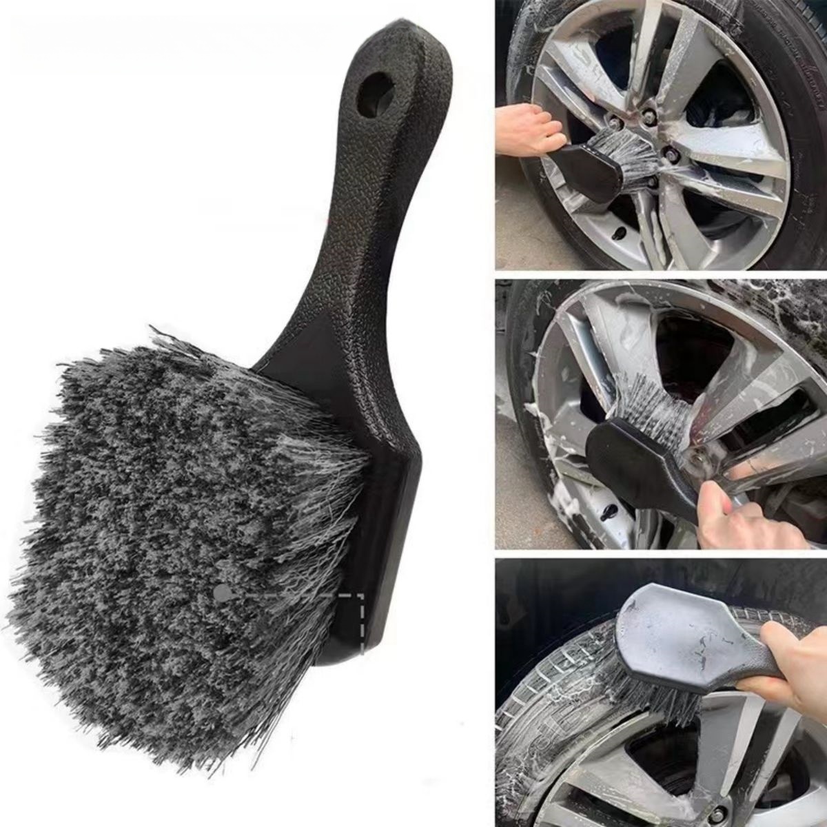 Car Wheel Cleaning Brush Detai - Car Cleaning Brush ulasan dan harga