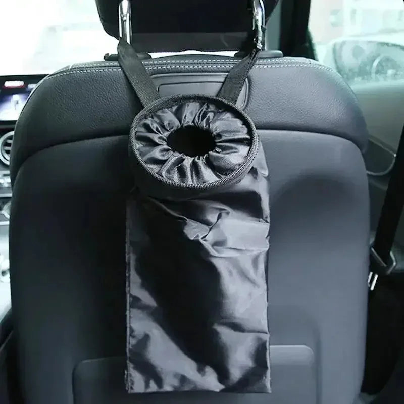 Hanging Car Trash Bag Oxford C - Seat Cleaner Fabric ulasan dan harga