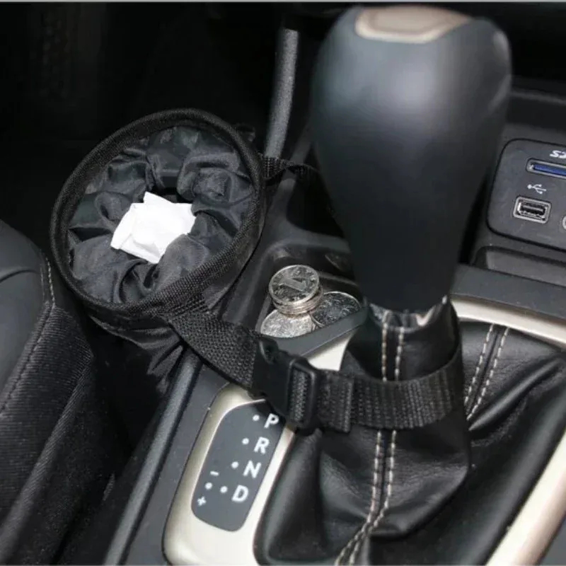 Hanging Car Trash Bag Oxford C - Seat Cleaner Fabric ulasan dan harga