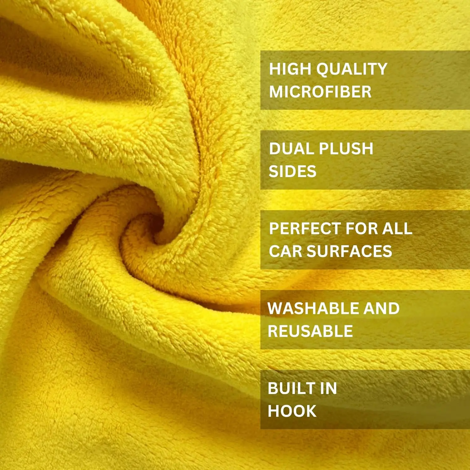 1/10pcs Microfiber Car Cleanin - Microfiber Towel Detailing ulasan dan harga