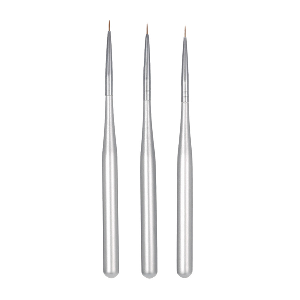 3Pcs Nail Art Liner Pen Set Di - Detailing Brush Set ulasan dan harga