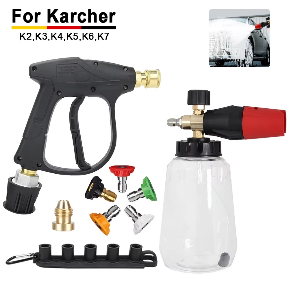 Snow Foam Cannon Lance Kit Com - Pressure Washer Foam Gun ulasan dan harga