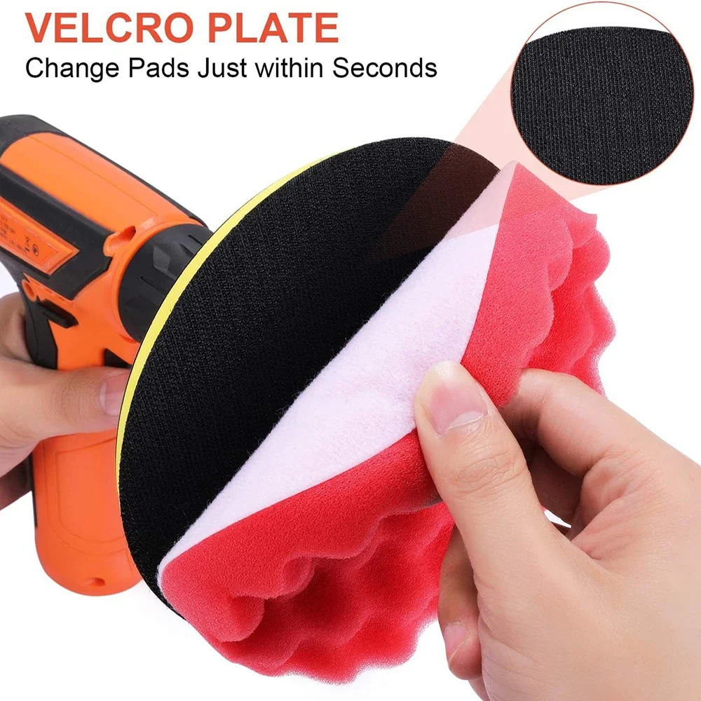 8Pcs Car Polishing Pads Kit 3/ - Polish Pad Set Buffer ulasan dan harga