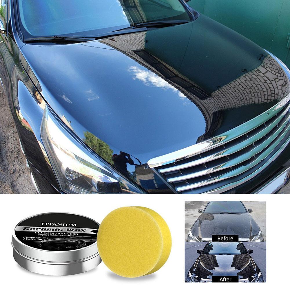 100g Titanium Ceramic Wax Crea - Car Wax Ceramic Coating ulasan dan harga