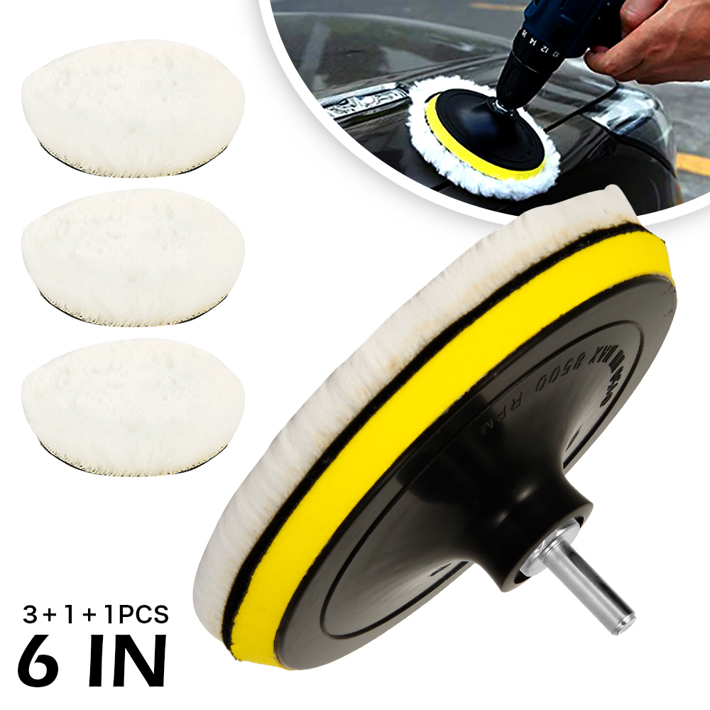5pcs Car Polishing Pads Set 6  - Polish Pad Set Buffer ulasan dan harga