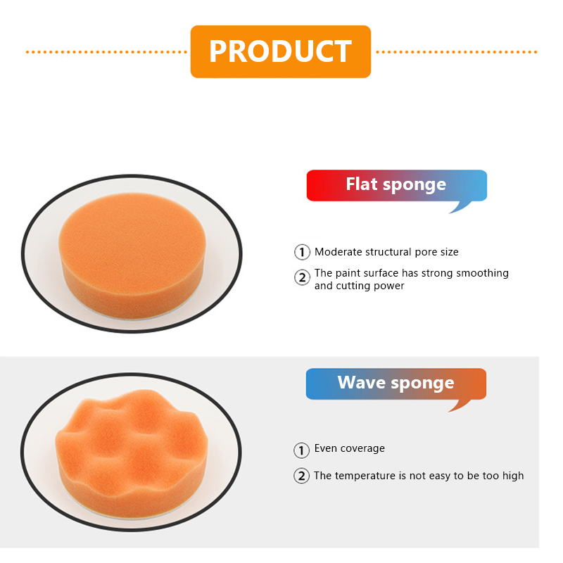 6pcs/set Car Polishing Sponge  - Polish Pad Set Buffer ulasan dan harga
