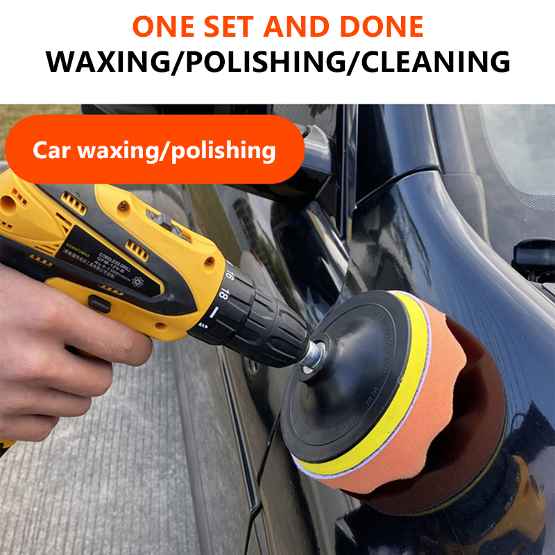 6pcs/set Car Polishing Sponge  - Polish Pad Set Buffer ulasan dan harga
