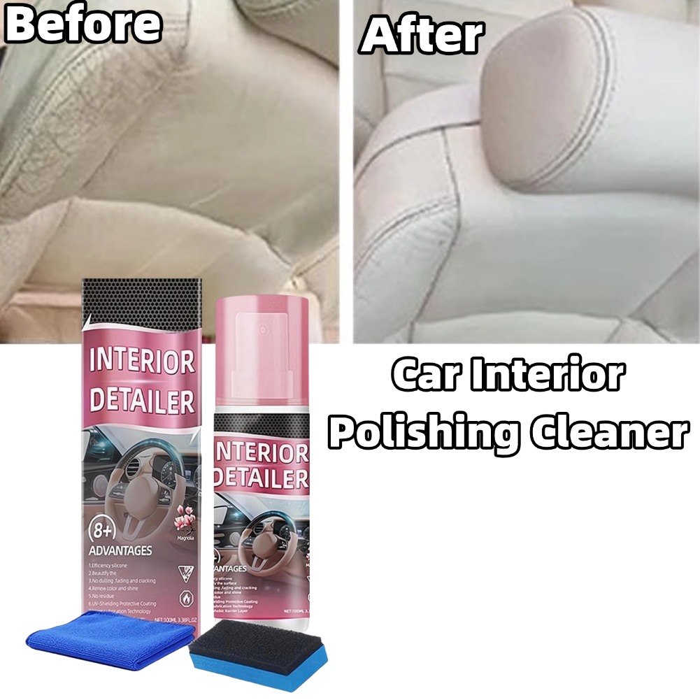 100ml Car Interior Polishing C - Leather Cleaner Interior ulasan dan harga