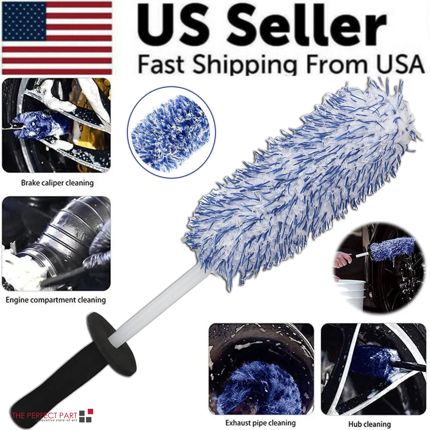 Car Alloy Wheel Cleaning Brush - Wheel Cleaner Alloy ulasan dan harga