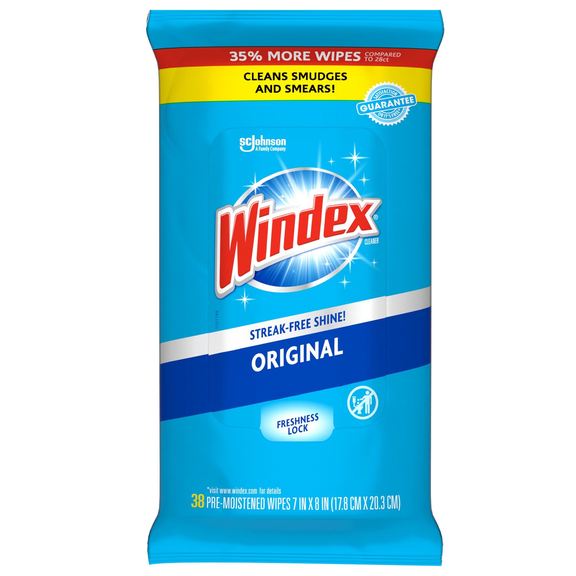 38ct Pre-Moistened Window And  - Glass Cleaner Streak ulasan dan harga