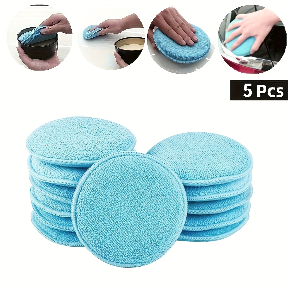 5pcs Ultra-Soft Microfiber Wax - Wax Applicator Pad ulasan dan harga