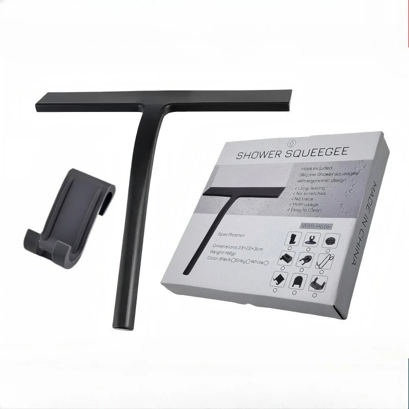 Matte Black Silicone Squeegee  - Glass Cleaner Streak ulasan dan harga