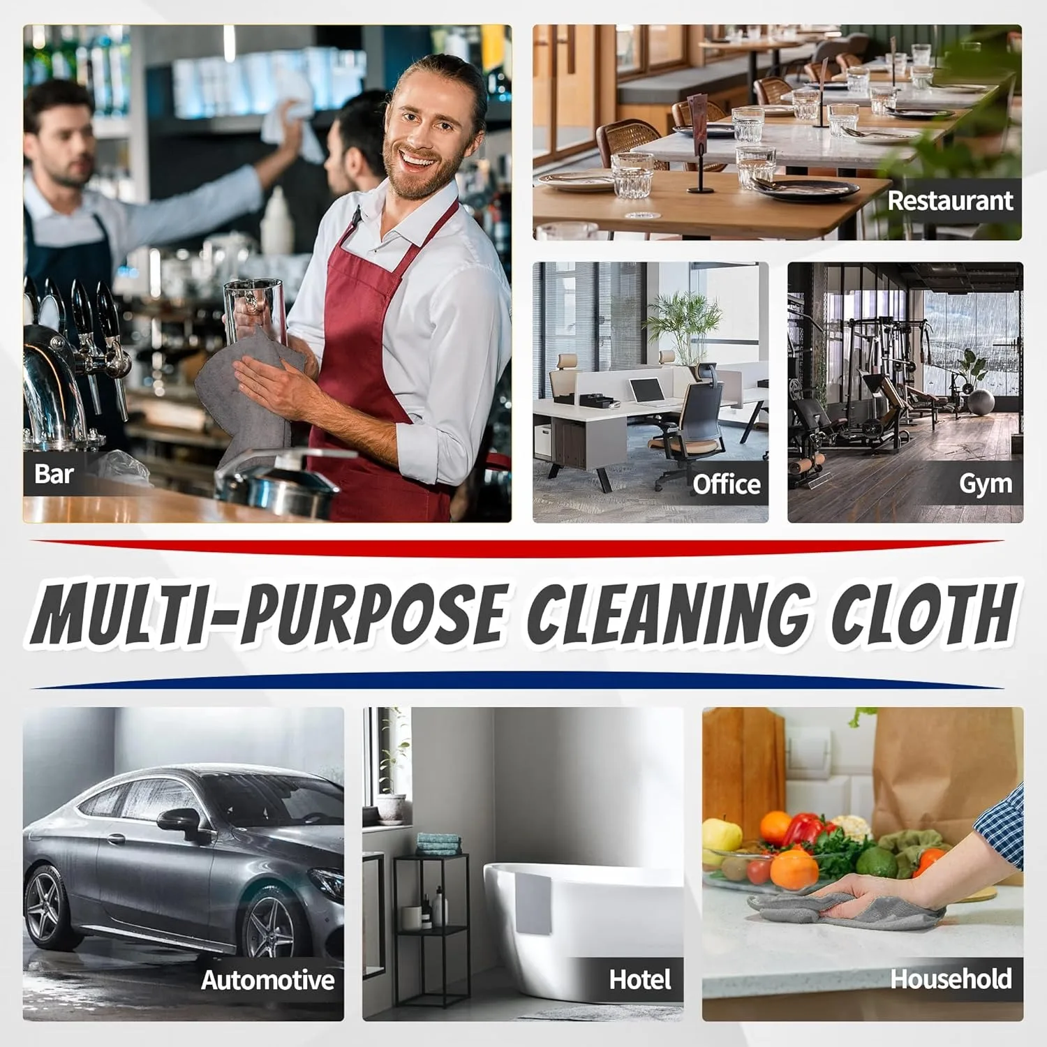 1/50pcs Microfiber Cleaning Cl - Microfiber Towel Detailing ulasan dan harga