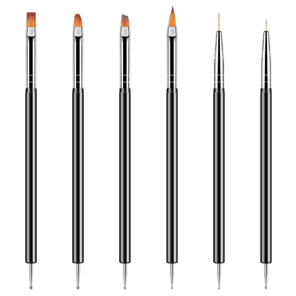 Double Ended Nail Art Dotting  - Detailing Brush Set ulasan dan harga