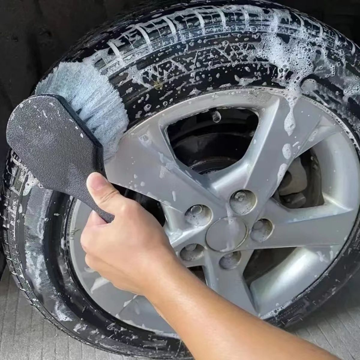 Car Wheel Cleaning Brush Detai - Car Cleaning Brush ulasan dan harga